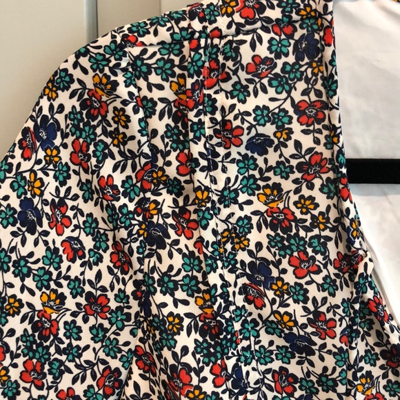 Floral ruffle dress with ties - Picture 3 of 6